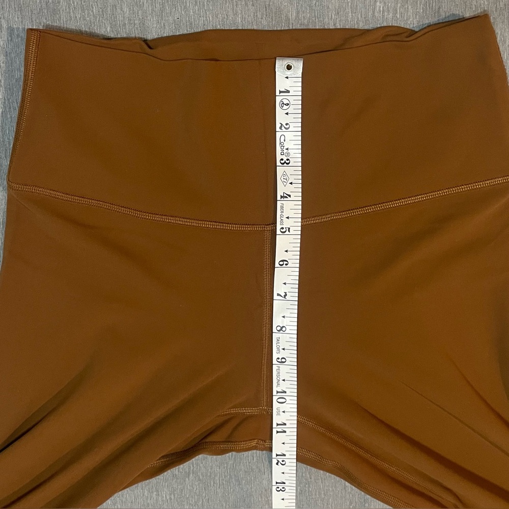 Lululemon Align High-Rise Crop Leggings Copper Brown Size 10 - Picture 4 of 6